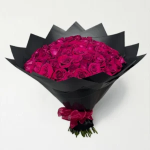 Ramo de 50 rosas rojas: imagen 3