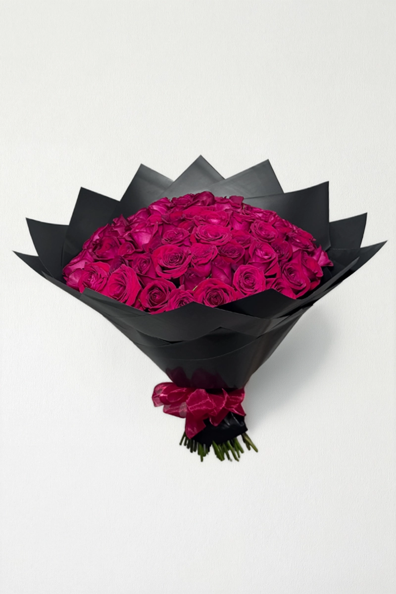 Ramo de 50 rosas rojas: imagen 3