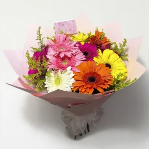Ramo de 12 gerberas mixto: imagen 3
