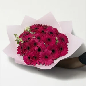 Ramo de 20 gerberas fucsia: imagen 3