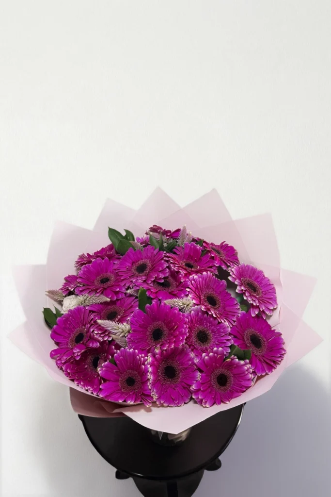Ramo de 20 gerberas lila