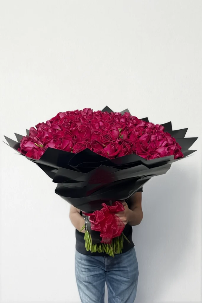 Ramo de 250 rosas rojas