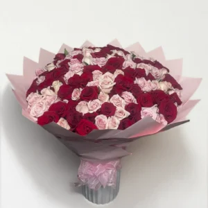 Ramo de 150 rosas rojas y rosas: imagen 3