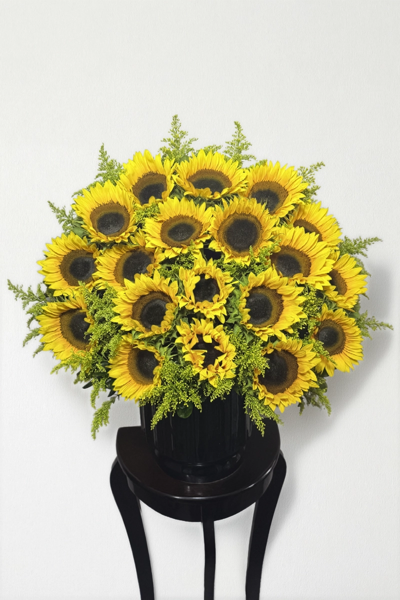 Arreglo de 18 girasoles: imagen 2