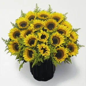 Arreglo de 18 girasoles