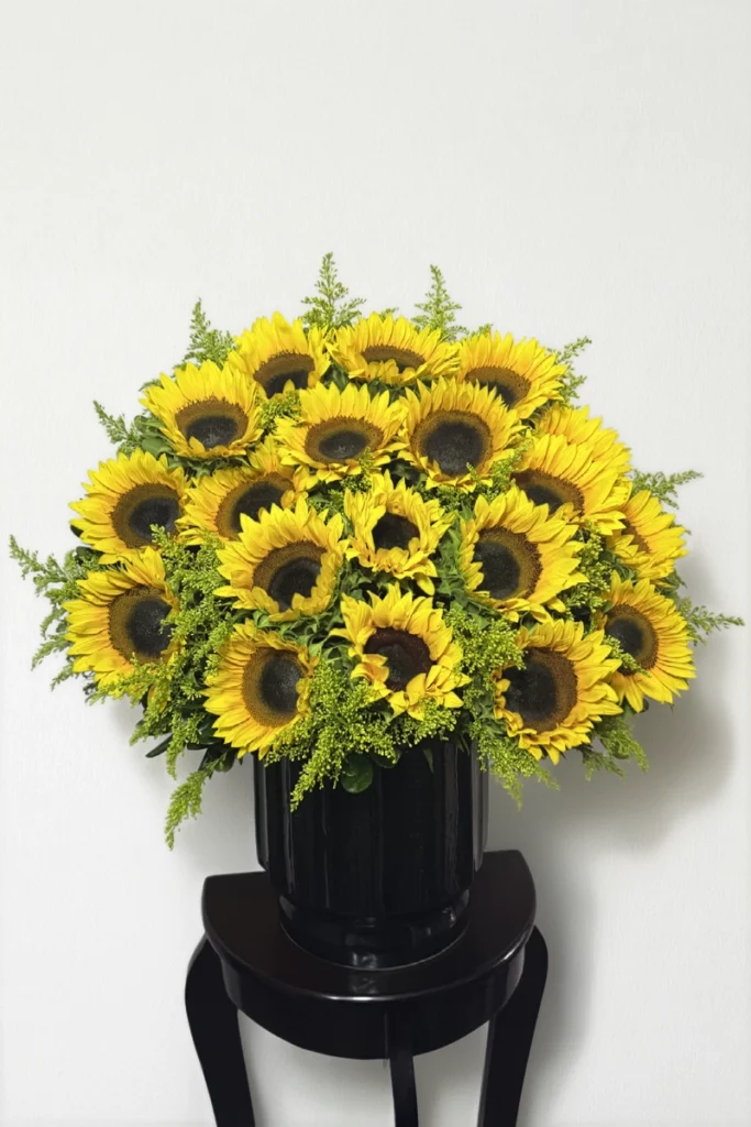 Arreglo de 18 girasoles