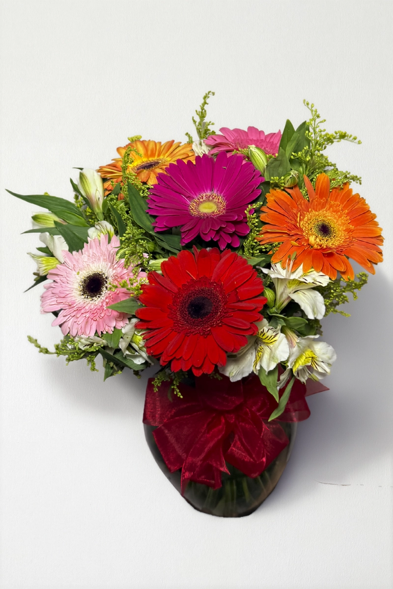 Arreglo de 6 gerberas mixto