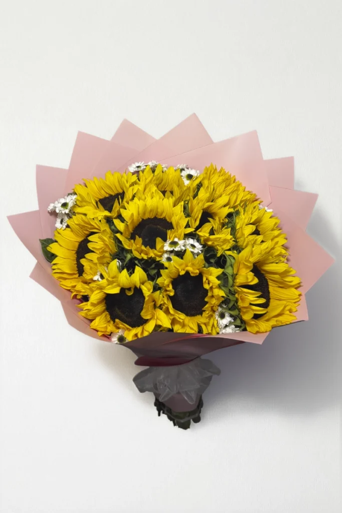 Ramo de 10 girasoles