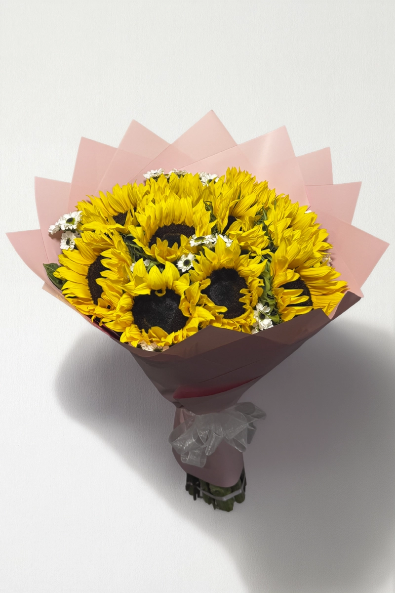 Ramo de 10 girasoles: imagen 3