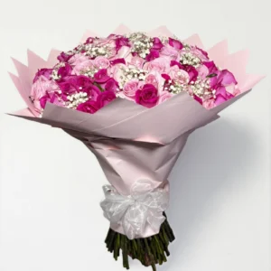 Ramo de 100 rosas en tonos pastel