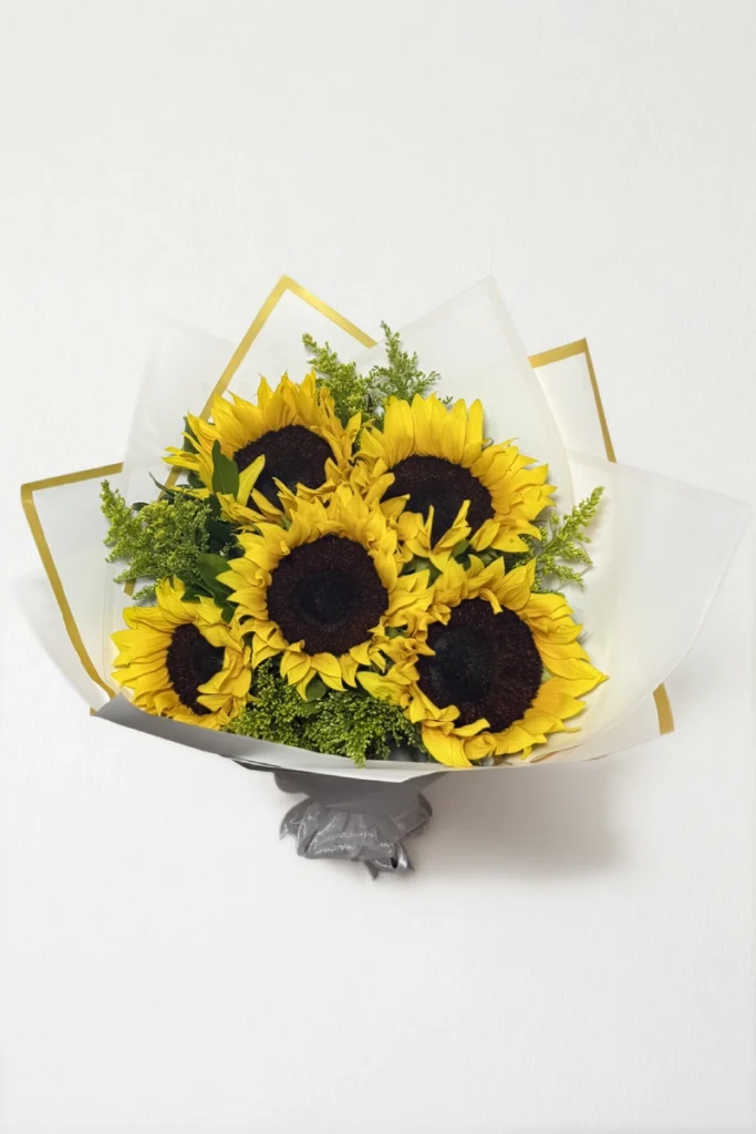 Ramo de 5 girasoles